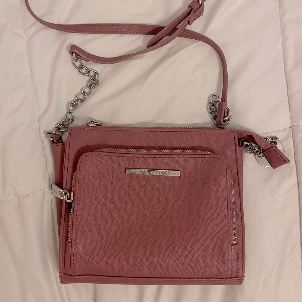 Steve Madden small Mauve Dusty Rose Pink Purse